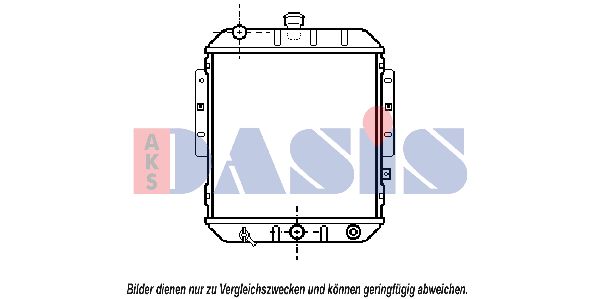 AKS DASIS radiatorius, variklio aušinimas 360350N